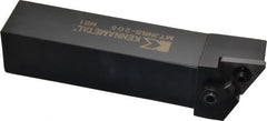 Kennametal - MTJN, Right Hand Cut, 3° Lead Angle, 1-1/4" Shank Height x 1-1/4" Shank Width, Negative Rake Indexable Turning Toolholder - 6" OAL, TN..54. Insert Compatibility, Series Kenloc - Exact Tooling