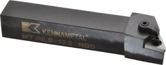 Kennametal - MTJN, Left Hand Cut, 3° Lead Angle, 3/4" Shank Height x 3/4" Shank Width, Negative Rake Indexable Turning Toolholder - 4-1/2" OAL, TN..33. Insert Compatibility, Series Kenloc - Exact Tooling