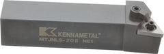 Kennametal - MTJN, Left Hand Cut, 3° Lead Angle, 1-1/4" Shank Height x 1-1/4" Shank Width, Negative Rake Indexable Turning Toolholder - 6" OAL, TN..54. Insert Compatibility, Series Kenloc - Exact Tooling