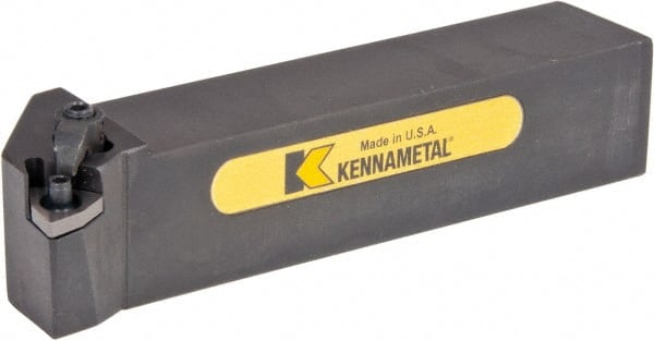 Kennametal - MWLN, Right Hand Cut, 5° Lead Angle, 1" Shank Height x 1" Shank Width, Negative Rake Indexable Turning Toolholder - 5" OAL, WN..33. Insert Compatibility, Series Kenloc - Exact Tooling