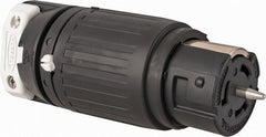 Hubbell Wiring Device-Kellems - 125/250 VAC, 50 Amp, NonNEMA Configuration, Industrial Grade, Self Grounding Connector - 1 Phase, 3 Poles, IP20, 0.83 to 1-1/4 Inch Cord Diameter - Exact Tooling