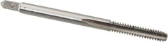 Interstate - #6-32 UNC, 3 Flute, Bottoming, Plug & Taper, Bright Finish, High Speed Steel Tap Set - Exact Tooling