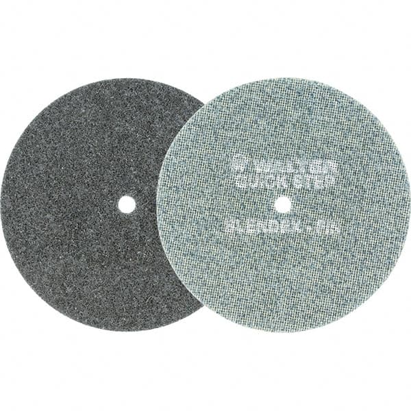 WALTER Surface Technologies - 6" Diam, Aluminum Oxide Hook & Loop Disc - Fine Grade, Coated, Series 07-R, Quick-Step Blendex - Exact Tooling