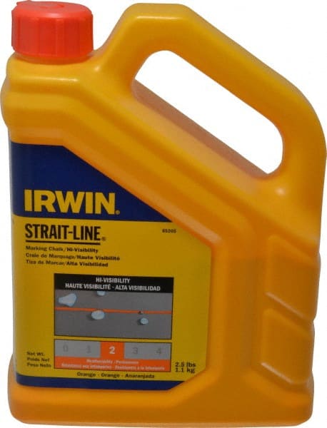 Irwin - 40 Container Chalk Refill - Fluorescent Orange - Exact Tooling