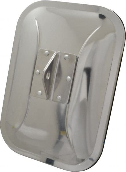 Value Collection - 10-1/2" Long to 7-1/2" Wide Automotive Low Mount Universal Replacement Mirror Head - Stainless Steel - Exact Tooling