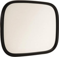 Value Collection - 7" Long to 5" Wide Automotive Universal OEM Replacement Mirror Head with L Bracket - Stainless Steel - Exact Tooling