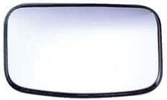 Value Collection - 8" Long to 4" Wide Automotive Clamp-On Convex Mirror - Stainless Steel - Exact Tooling
