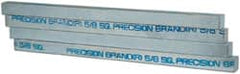 Made in USA - 12" Long x 5/8" High x 5/8" Wide, Zinc-Plated Key Stock - Low Carbon Steel - Exact Tooling