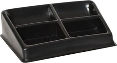 Bayhead Products - 8-1/2" Wide x 3" High x 8-1/2" Deep, Small Parts Assembly Tray - Plastic Frame, 4 Compartments, 4-1/2" Wide x 3" Deep Bin - Exact Tooling