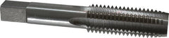 Interstate - 3/4-10 UNC 4 Flute Bright Finish High Speed Steel Straight Flute Standard Hand Tap - Plug, Right Hand Thread, 4-1/4" OAL, 2" Thread Length, H3 Limit, Oversize - Exact Tooling