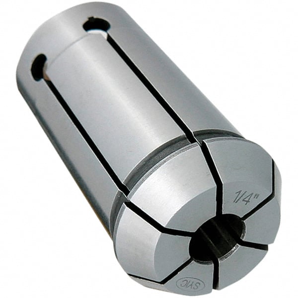 Techniks - SYOZ25 7/8" Single Angle Collet - 0.0004" TIR, 2.047" OAL, 1.38" Overall Diam - Exact Tooling