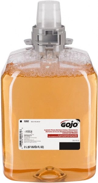 GOJO - 2 L Dispenser Refill Foam Hand Cleaner - Antibacterial, Orange (Color), Orange Blossom Scent - Exact Tooling