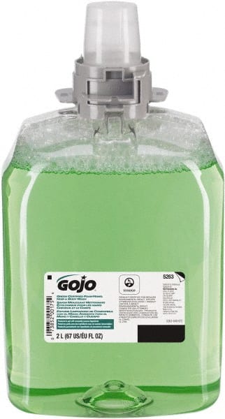 GOJO - 2 L Dispenser Refill Melon Fragrance Hair & Body Wash - Blue, For Use with 5270-06 & 5271-06 - Exact Tooling