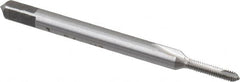 Interstate - #1-64 UNC, 2 Flute, Bright Finish, High Speed Steel Spiral Point Tap - Plug Chamfer, Right Hand Thread, 1-11/16" OAL, 3/8" Thread Length, 3B Class of Fit - Exact Tooling