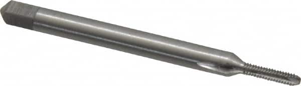 Interstate - #1-64 UNC, 2 Flute, Bright Finish, High Speed Steel Spiral Point Tap - Bottoming Chamfer, Right Hand Thread, 1-11/16" OAL, 3/8" Thread Length, 2B Class of Fit - Exact Tooling