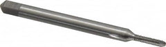 Interstate - #1-64 UNC, 2 Flute, Bright Finish, High Speed Steel Spiral Point Tap - Bottoming Chamfer, Right Hand Thread, 1-11/16" OAL, 3/8" Thread Length, 2B Class of Fit - Exact Tooling