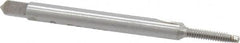 Interstate - #2-56 UNC, 2 Flute, Bright Finish, High Speed Steel Spiral Point Tap - Bottoming Chamfer, Right Hand Thread, 1-3/4" OAL, 7/16" Thread Length, 2B Class of Fit - Exact Tooling