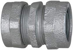 Cooper Crouse-Hinds - 3/4" Trade, Malleable Iron Compression Rigid/Intermediate (IMC) Conduit Coupling - Noninsulated - Exact Tooling