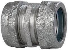 Cooper Crouse-Hinds - 1" Trade, Malleable Iron Compression Rigid/Intermediate (IMC) Conduit Coupling - Noninsulated - Exact Tooling