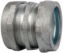 Cooper Crouse-Hinds - 2" Trade, Malleable Iron Compression Rigid/Intermediate (IMC) Conduit Coupling - Noninsulated - Exact Tooling