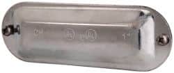 Cooper Crouse-Hinds - 1" Trade, Steel Conduit Body Cover Plate - Use with Form 5 Conduit Bodies - Exact Tooling