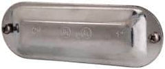 Cooper Crouse-Hinds - 1" Trade, Steel Conduit Body Cover Plate - Use with Form 5 Conduit Bodies - Exact Tooling