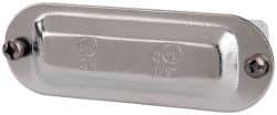Cooper Crouse-Hinds - 1/2" Trade, Steel Conduit Body Cover Plate - Use with Form 5 Conduit Bodies - Exact Tooling