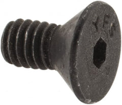 Value Collection - #4-48 UNF Hex Socket Drive, 82° Flat Screw - Alloy Steel, Black Oxide Finish, Fully Threaded, 1/4" OAL - Exact Tooling