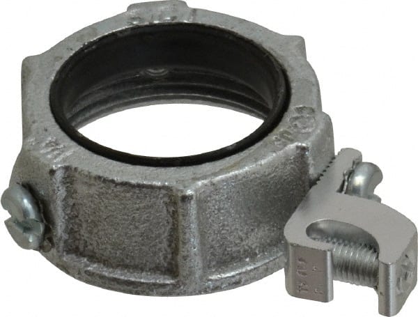 Cooper Crouse-Hinds - 1-1/4" Trade, Malleable Iron Threaded Rigid/Intermediate (IMC) Conduit Bushing - Partially Insulated - Exact Tooling