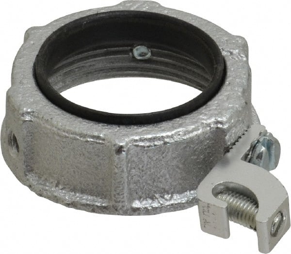Cooper Crouse-Hinds - 1-1/2" Trade, Malleable Iron Threaded Rigid/Intermediate (IMC) Conduit Bushing - Partially Insulated - Exact Tooling