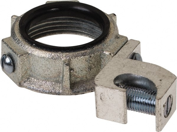 Cooper Crouse-Hinds - 1-1/4" Trade, Malleable Iron Threaded Rigid/Intermediate (IMC) Conduit Bushing - Partially Insulated - Exact Tooling