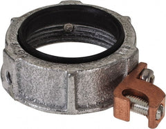 Cooper Crouse-Hinds - 1-1/2" Trade, Malleable Iron Threaded Rigid/Intermediate (IMC) Conduit Bushing - Partially Insulated - Exact Tooling