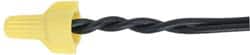 Ideal - 2, 18 to 3, 12 AWG, 600 Volt, Flame Retardant, Wing Twist on Wire Connector - Yellow, 221°F - Exact Tooling
