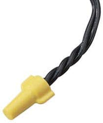 Ideal - 2, 18 to 3, 12 AWG, 600 Volt, Flame Retardant, Wing Twist on Wire Connector - Yellow, 221°F - Exact Tooling