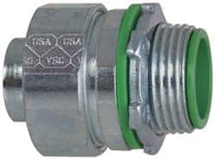 Cooper Crouse-Hinds - 3/4" Trade, Steel Threaded Straight Liquidtight Conduit Connector - Insulated - Exact Tooling