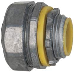 Cooper Crouse-Hinds - 3/4" Trade, Die Cast Zinc Threaded Straight Liquidtight Conduit Connector - Insulated - Exact Tooling
