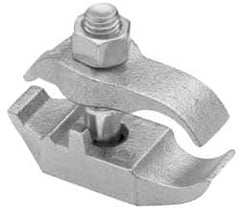 Cooper Crouse-Hinds - 1-1/2" Pipe, Malleable Iron, Electro Galvanized Conduit Clamp - 1 Mounting Hole - Exact Tooling