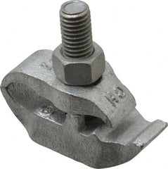 Cooper Crouse-Hinds - 1/2" Pipe, Malleable Iron, Electro Galvanized Conduit Clamp - 1 Mounting Hole - Exact Tooling