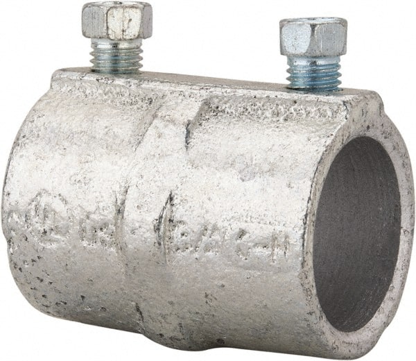 Cooper Crouse-Hinds - 3/4" Trade, Malleable Iron Set Screw Rigid/Intermediate (IMC) Conduit Coupling - Noninsulated - Exact Tooling