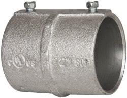 Cooper Crouse-Hinds - 2" Trade, Malleable Iron Set Screw Rigid/Intermediate (IMC) Conduit Coupling - Noninsulated - Exact Tooling