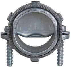 Cooper Crouse-Hinds - 1" Trade, Die Cast Zinc Squeeze Clamp Straight FMC Conduit Connector - Noninsulated - Exact Tooling