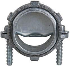 Cooper Crouse-Hinds - 1" Trade, Die Cast Zinc Squeeze Clamp Straight FMC Conduit Connector - Noninsulated - Exact Tooling