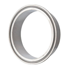 VNE - 4", Clamp Style, Sanitary Stainless Steel Pipe Welding Ferrule - Tube OD Connection, Grade 304 - Exact Tooling