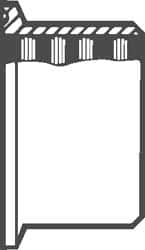 VNE - 2", Clamp Style, Sanitary Stainless Steel Pipe Recessless Ferrule (Expanding) - Tube OD Connection, Grade 304 - Exact Tooling