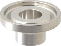 VNE - 1/2", Clamp Style, Sanitary Stainless Steel Pipe Short Welding Ferrule - Tube OD Connection, Grade 316/316L - Exact Tooling