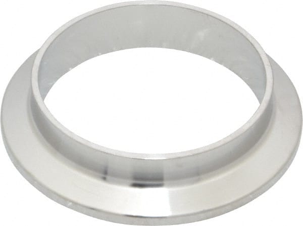 VNE - 2", Clamp Style, Sanitary Stainless Steel Pipe Short Welding Ferrule - Tube OD Connection, Grade 304 - Exact Tooling