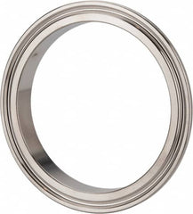 VNE - 3", Clamp Style, Sanitary Stainless Steel Pipe Short Welding Ferrule - Tube OD Connection, Grade 304 - Exact Tooling