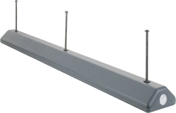 Eagle - 72" Long x 8" Wide x 4" High, Parking Curb - Gray, High Density Polyethylene - Exact Tooling