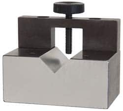 Harig - 1" Max Capacity, 90° Angle, V-Block - 4" Long x 3" Wide x 3" High, Sold as Individual - Exact Tooling
