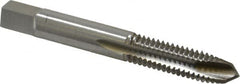 Interstate - 3/8-16 UNC, 3 Flute, Bright Finish, High Speed Steel Spiral Point Tap - Plug Chamfer, Right Hand Thread, 2-15/16" OAL, 1-1/4" Thread Length, 2B Class of Fit - Exact Tooling
